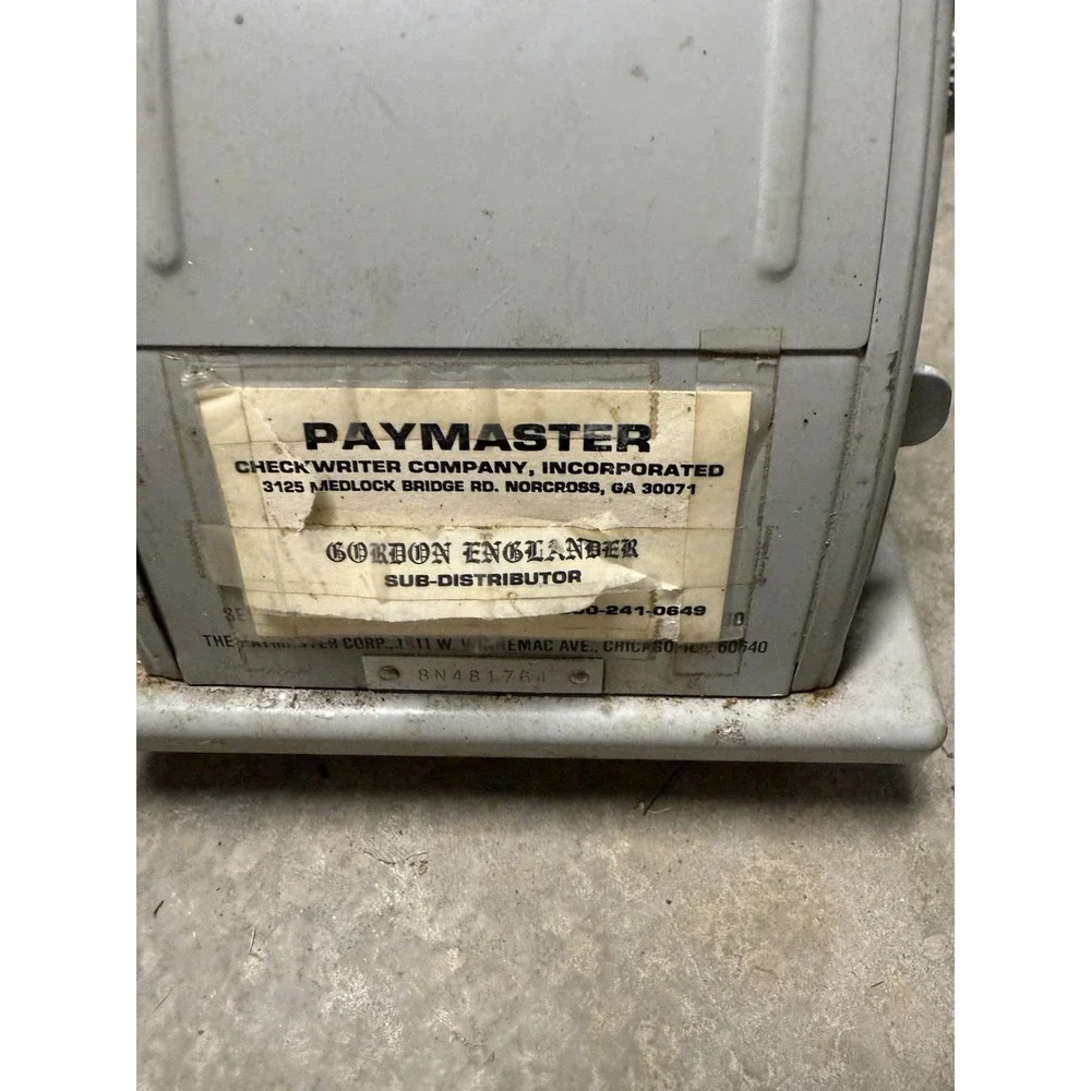 N/A paymaster ribbon